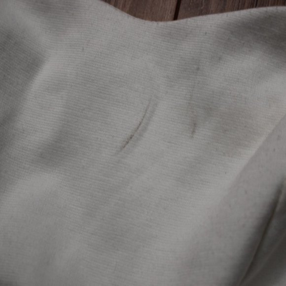 Deb VTG Strapless White and Green/Teal Dress S - Picture 5 of 5